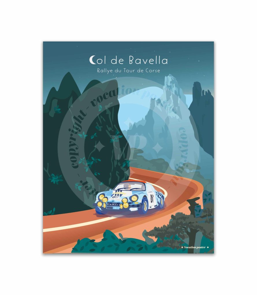 Tour de Corse Historique rallye - Alpine A110 - col de Bavella