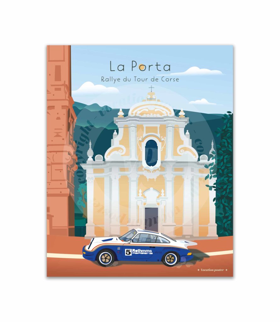 Tour de Corse Historique rallye - Porsche 911 - La Porta