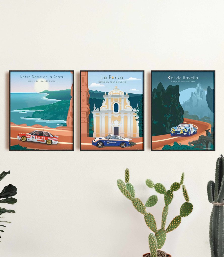 Tour de Corse Historique rallye - décoration - cadeau