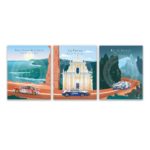 Tour de Corse Historique rallye -lot de 3 affiches