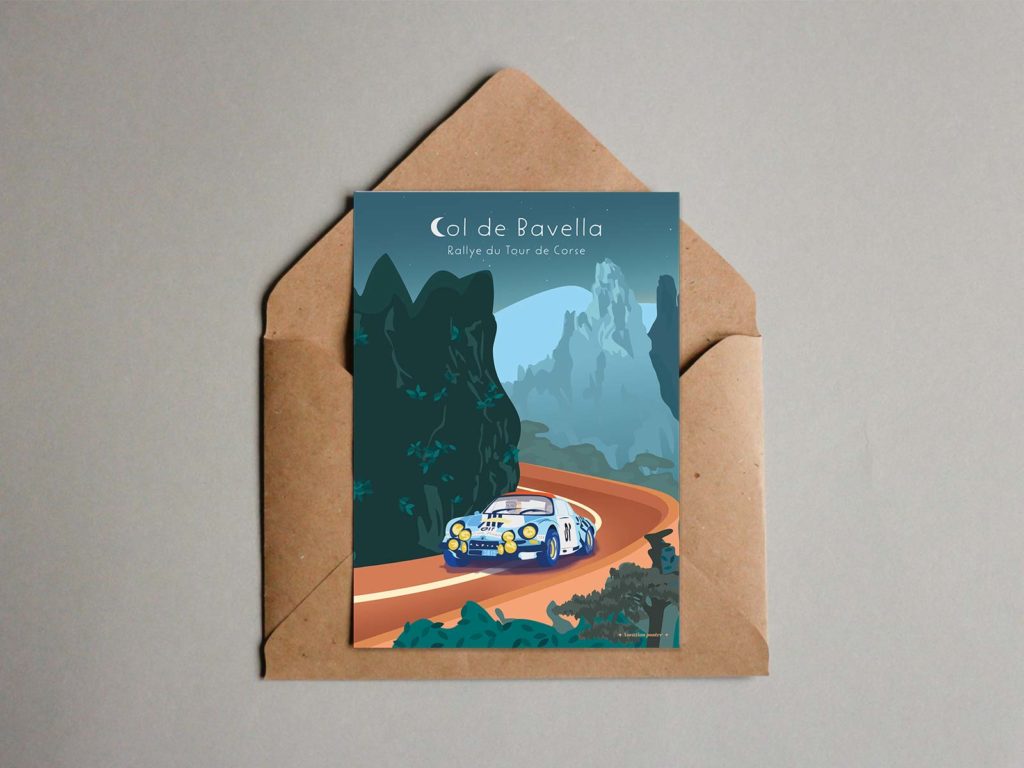 Rallye du Tour de Corse Historique Col de Bavella Alpine A110