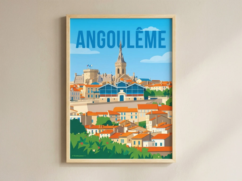 Affiche ville Angoulême