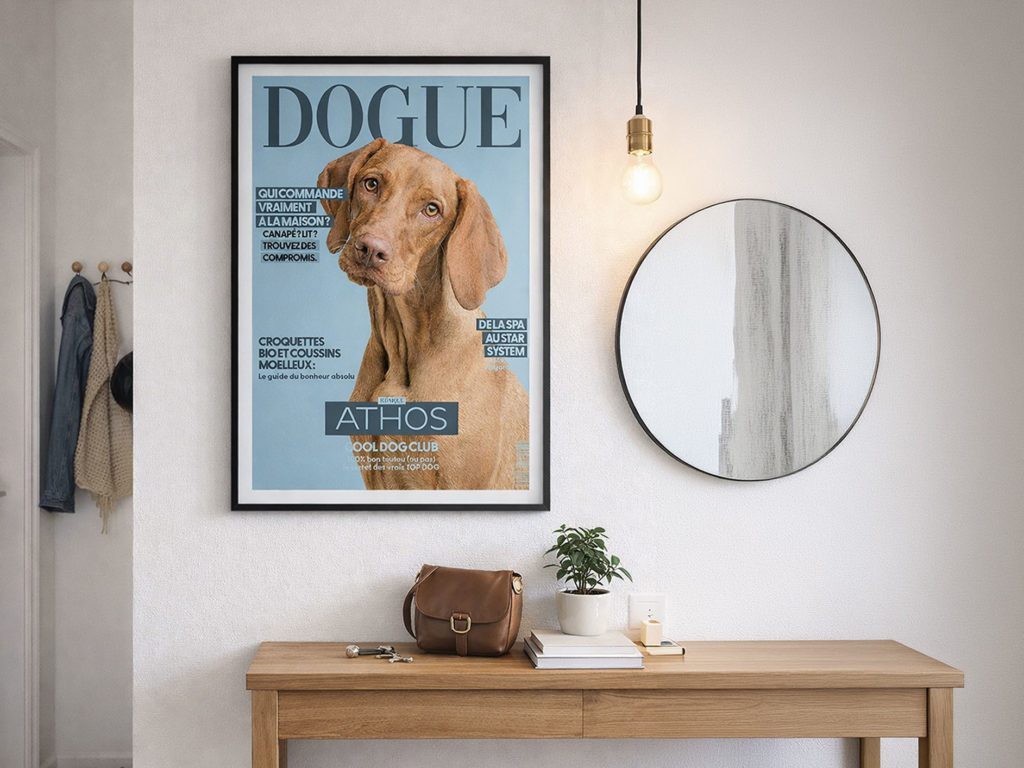 DOGUE magazine chien