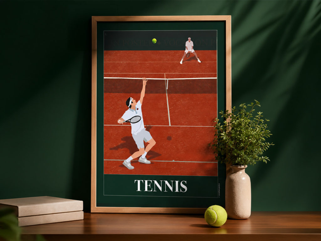 Tennis affiche roland garros